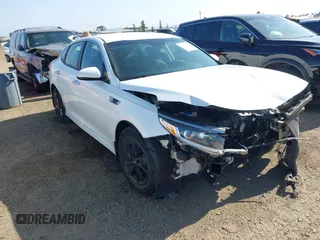 2016 Kia Optima LX with VIN KNAGT4L33G5098129, listed as a IAAI auction lot 42575215 with 77,592 mi miles and . Bid and sale history available at DreamBid. Image 1.