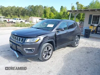 2020 Jeep Compass Limited with VIN 3C4NJCCB4LT218595, listed as a IAAI auction lot 42017002 with 90,737 mi miles and . Bid and sale history available at DreamBid. Image 17.
