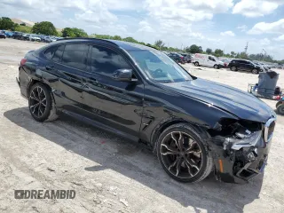 2022 BMW X4 M z VIN 5YM23EC06N9J91068, wystawiony jako Copart lot #60110194 z przebiegiem 25 358 mil mil oraz Szkoda całkowita • Salvage title. Historia ofert i sprzedaży dostępna na DreamBid. Obrazek 4.