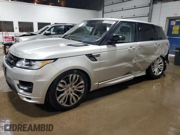 2016 Land Rover Range Rover Sport Autobiography z VIN SALWV2EF5GA580718, wystawiony jako Copart lot #61370645 z przebiegiem 118 946 mil mil oraz Szkoda całkowita • Salvage title. Historia ofert i sprzedaży dostępna na DreamBid. Obrazek 1.