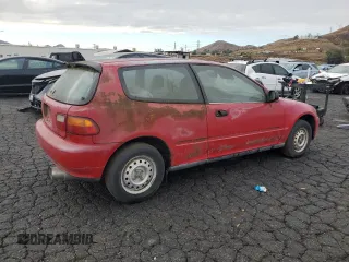 1993 Honda Civic CX with VIN 2HGEH2356PH500947, listed as a Copart auction lot 89210475 with 185,046 mi miles and Clean Title. Bid and sale history available at DreamBid. Image 3.