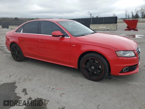 2012 Audi A4 Prestige with VIN WAUKFBFL9CN001639, listed as a Copart auction lot 46303725 with 170,415 mi miles and Salvage Title. Bid and sale history available at carsss.com. Image 4.