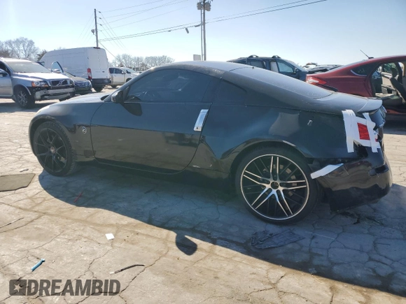 2007 Nissan 350Z Enthusiast z VIN JN1BZ34D57M504336, wystawiony jako Copart lot #48139145 z przebiegiem 115 151 mil mil oraz Szkoda całkowita • Salvage title. Historia ofert i sprzedaży dostępna na DreamBid. Obrazek 2.