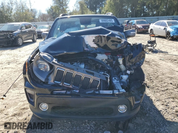 2019 Jeep Renegade Limited with VIN ZACNJAD11KPK09916, listed as a Copart auction lot 89002485 with Not Provided miles and Non Repairable. Bid and sale history available at DreamBid. Image 5.