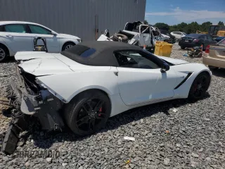 2015 Chevrolet Corvette 2LT with VIN 1G1YD3D71F5106140, listed as a Copart auction lot 61852534 with 93,008 mi miles and Salvage Title. Bid and sale history available at carsss.com. Image 3.