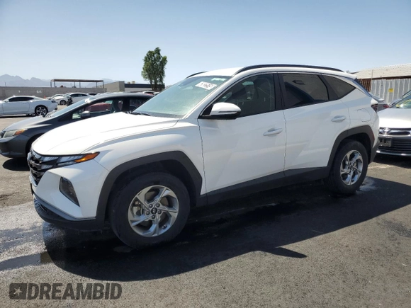 2023 Hyundai Tucson SEL with VIN 5NMJBCAE5PH208542, listed as a Copart auction lot 62022515 with 49,664 mi miles and Clean title. Bid and sale history available at DreamBid. Image 1.