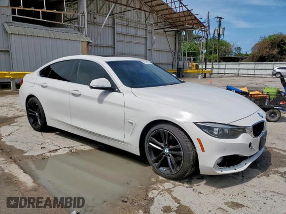 2019 BMW 4 Series 430i z VIN WBA4J1C52KBM16826, wystawiony jako Copart lot #58789145 z przebiegiem 168 904 mil mil oraz Czysty tytuł • Clean title. Historia ofert i sprzedaży dostępna na DreamBid. Obrazek 4.