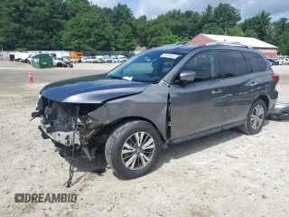 2017 Nissan Pathfinder SV with VIN 5N1DR2MM5HC692830, listed as a Copart auction lot 61478545 with 95,162 mi miles and Salvage title. Bid and sale history available at DreamBid. Image 1.