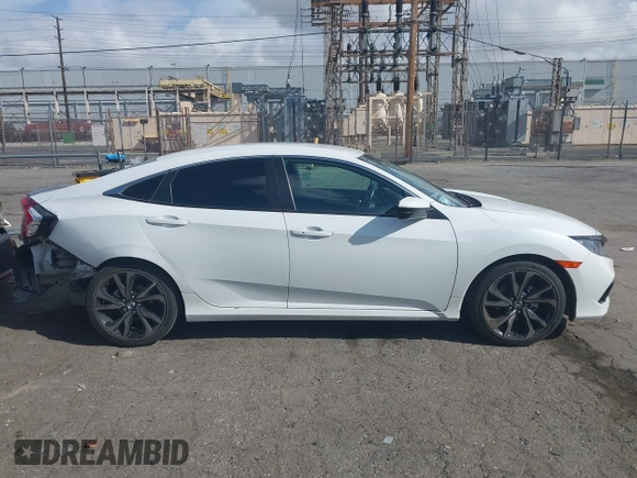 2020 Honda Civic Sedan Sport with VIN 2HGFC2F84LH600905, listed as a IAAI auction lot 41903345 with 24,455 mi miles. Bid and sale history available at carsss.com. Image 14.