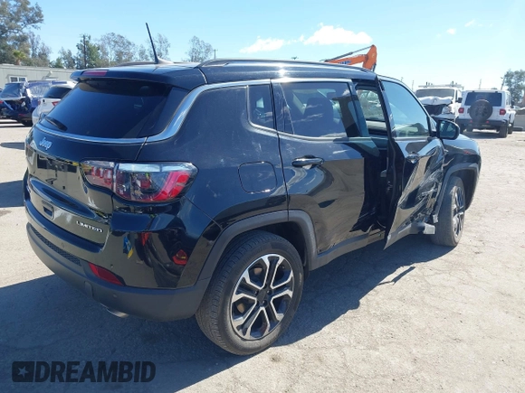 2022 Jeep Compass Limited с VIN 3C4NJDCB6NT133802, выставлен на аукционе IAAI как лот 41671098 с пробегом 29 863 миль миль и . История ставок и продаж доступна на DreamBid. Изображение 4.