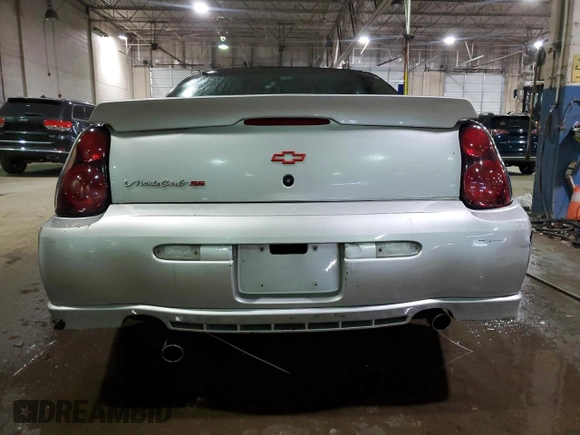2001 Chevrolet Monte Carlo SS with VIN 2G1WX15K319287081, listed as a Copart auction lot 50396735 with 0 mi miles and Clean Title. Bid and sale history available at carsss.com. Image 6.