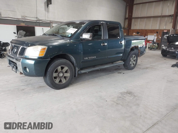 2005 Nissan Titan LE with VIN 1N6AA07B55N500154, listed as a IAAI auction lot 42455068 with 147,180 mi miles and . Bid and sale history available at DreamBid. Image 2.