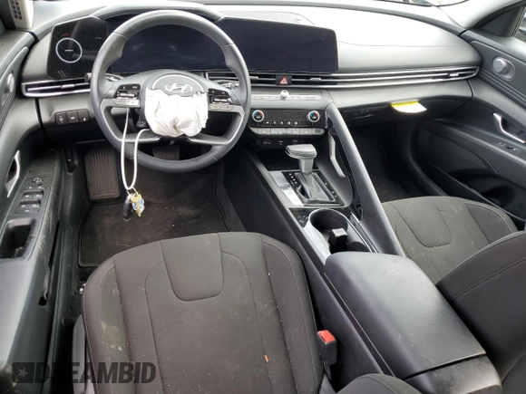2023 Hyundai Elantra SEL with VIN KMHLS4AG6PU528375, listed as a Copart auction lot 58851354 with Not Provided miles and Salvage Title. Bid and sale history available at DreamBid. Image 8.