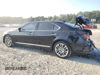 2015 Lexus LS 460 L with VIN JTHGL1EF9F5053850, listed as a Copart auction lot 69187144 with 111,791 mi miles and Salvage title. Bid and sale history available at DreamBid. Image 2.
