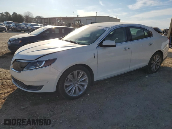 2013 Lincoln MKS EcoBoost with VIN 1LNHL9FTXDG604941, listed as a Copart auction lot 47445485 with 66,591 mi miles and Salvage title. Bid and sale history available at DreamBid. Image 1.