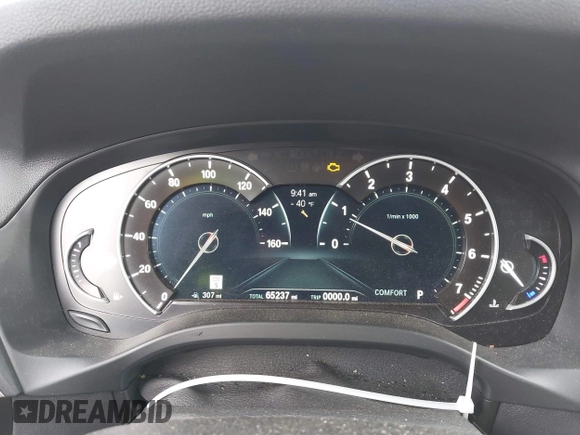 2019 BMW X3 sDrive30i z VIN 5UXTR7C58KLE96414, wystawiony jako IAAI lot #42184188 z przebiegiem 65 237 mil mil oraz . Historia ofert i sprzedaży dostępna na DreamBid. Obrazek 7.