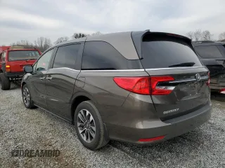 2023 Honda Odyssey EX-L z VIN 5FNRL6H69PB033309, wystawiony jako Copart lot #48559565 z przebiegiem 30 068 mil mil oraz Szkoda całkowita • Salvage title. Historia ofert i sprzedaży dostępna na DreamBid. Obrazek 2.