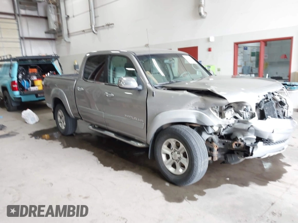 2005 Toyota Tundra SR5 with VIN 5TBDT44155S480004, listed as a IAAI auction lot 42137500 with 209,856 mi miles and . Bid and sale history available at DreamBid. Image 1.