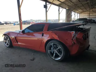2013 Chevrolet Corvette Grand Sport 3LT with VIN 1G1YS2DWXD5101684, listed as a Copart auction lot 72972804 with 52,833 mi miles and Salvage title. Bid and sale history available at DreamBid. Image 2.