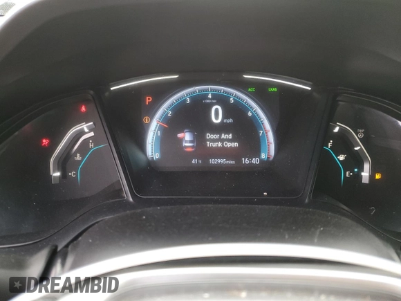 2019 Honda Civic Sedan LX with VIN 19XFC2F64KE026619, listed as a Copart auction lot 47967005 with 102,995 mi miles and Salvage Title. Bid and sale history available at carsss.com. Image 9.