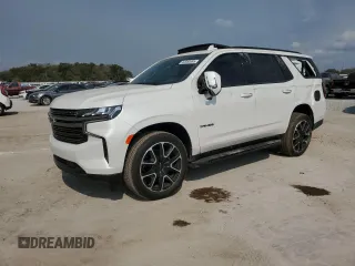 2022 Chevrolet Tahoe RST z VIN 1GNSCRKD2NR169077, wystawiony jako Copart lot #44983695 z przebiegiem 24 649 mil mil oraz Szkoda całkowita • Salvage title. Historia ofert i sprzedaży dostępna na DreamBid. Obrazek 1.
