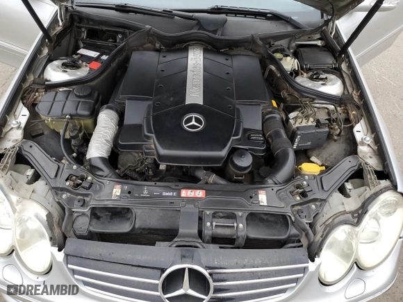 2004 Mercedes-Benz CLK-Class 5.0L with VIN WDBTJ75J04F110990, listed as a Copart auction lot 85511414 with 251,096 mi miles and Salvage Title. Bid and sale history available at carsss.com. Image 11.
