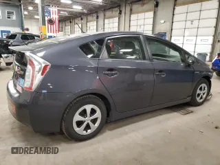 2013 Toyota Prius One with VIN JTDKN3DU2D5666794, listed as a Copart auction lot 52076955 with 106,861 mi miles and Salvage Title. Bid and sale history available at carsss.com. Image 3.