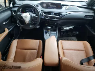 2020 Lexus UX with VIN JTHP9JBH9L2032384, listed as a Copart auction lot 50824393 with 43,709 mi miles. Bid and sale history available at carsss.com. Image 8.