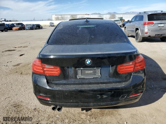 2013 BMW 3 Series 328i with VIN WBA3C1G59DNR45630, listed as a Copart auction lot 44560575 with 0 mi miles and Salvage Title. Bid and sale history available at carsss.com. Image 6.