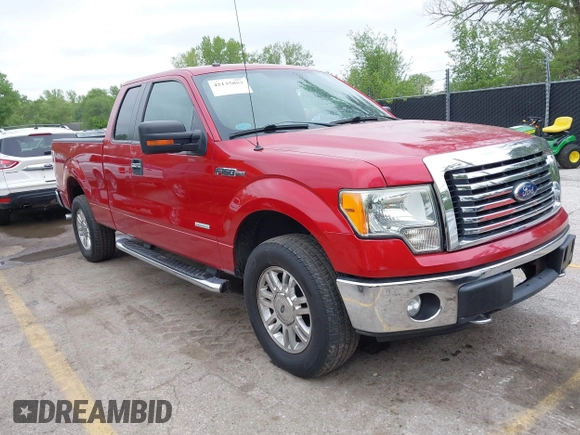 2011 Ford F-150 XL with VIN 1FTFX1ET5BFB10380, listed as a IAAI auction lot 42135853 with 184,791 mi miles. Bid and sale history available at carsss.com. Image 1.