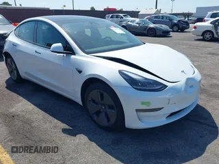 2023 Tesla Model 3 with VIN 5YJ3E1EA9PF459142, listed as a IAAI auction lot 42394795 with 25,891 mi miles and . Bid and sale history available at DreamBid. Image 1.