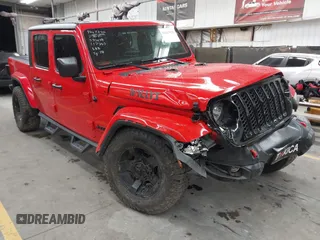 2022 Jeep Gladiator Altitude with VIN 1C6HJTAGXNL117353, listed as a IAAI auction lot 42427921 with 28,801 mi miles and . Bid and sale history available at DreamBid. Image 1.