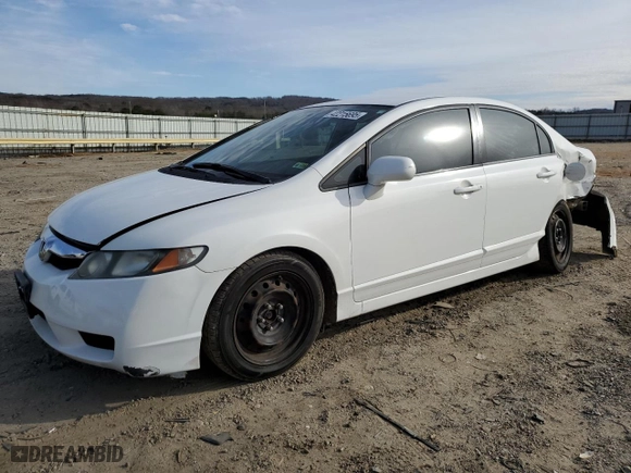 2011 Honda Civic Sdn LX with VIN 2HGFA1F5XBH520061, listed as a Copart auction lot 42215695 with 156,613 mi miles and Salvage Title. Bid and sale history available at carsss.com. Image 1.