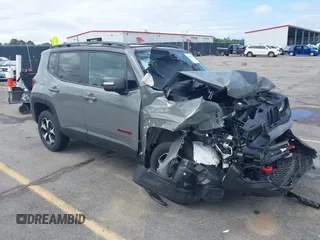 2021 Jeep Renegade Trailhawk с VIN ZACNJDC19MPN29653, выставлен на аукционе IAAI как лот 42354229 с пробегом 58 106 миль миль и . История ставок и продаж доступна на DreamBid. Изображение 1.
