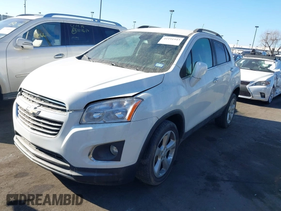 2015 Chevrolet Trax LTZ with VIN KL7CJTSB3FB235433, listed as a IAAI auction lot 41191943 with 157,297 mi miles. Bid and sale history available at carsss.com. Image 18.
