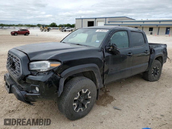 2021 Toyota Tacoma SR z VIN 5TFCZ5AN1MX256607, wystawiony jako Copart lot #52182225 z przebiegiem 44 717 mil mil oraz Szkoda całkowita • Salvage title. Historia ofert i sprzedaży dostępna na DreamBid. Obrazek 1.