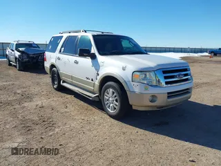 2010 Ford Expedition Eddie Bauer with VIN 1FMJU1H50AEB62791, listed as a IAAI auction lot 41321495 with Not provided miles and . Bid and sale history available at DreamBid. Image 1.