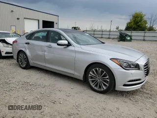 2015 Hyundai Genesis 3.8L with VIN KMHGN4JE8FU094076, listed as a Copart auction lot 70965694 with 90,767 mi miles and Clean Title. Bid and sale history available at carsss.com. Image 4.