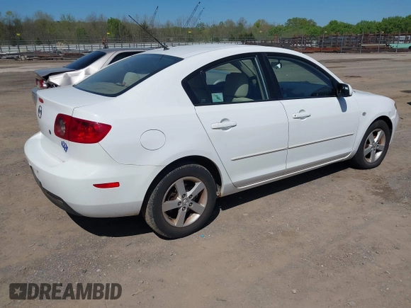 2005 Mazda 3 i with VIN JM1BK12F951340355, listed as a IAAI auction lot 41997844 with 188,991 mi miles and . Bid and sale history available at DreamBid. Image 4.