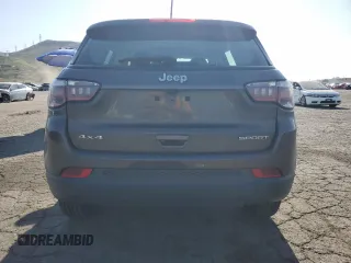 2018 Jeep Compass Sport with VIN 3C4NJDAB2JT479228, listed as a Copart auction lot 52437825 with 74,687 mi miles and Salvage title. Bid and sale history available at DreamBid. Image 6.