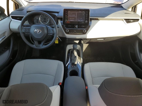 2021 Toyota Corolla LE with VIN JTDEPMAE3MJ148372, listed as a Copart auction lot 49136555 with 16,667 mi miles and Salvage Title. Bid and sale history available at carsss.com. Image 8.