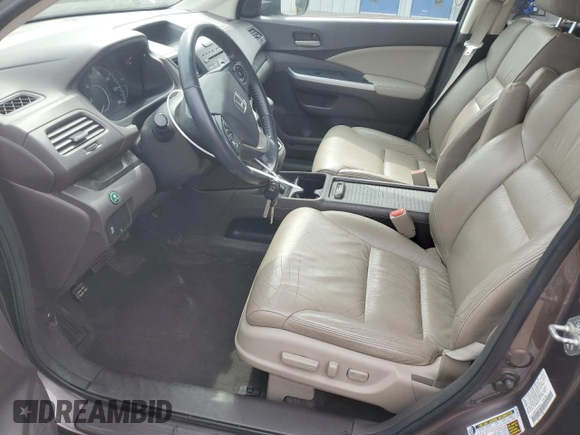 2013 Honda CR-V EX-L z VIN 5J6RM4H76DL080858, wystawiony jako Copart lot #57530215 z przebiegiem 152 046 mil mil oraz Szkoda całkowita • Salvage title. Historia ofert i sprzedaży dostępna na DreamBid. Obrazek 7.