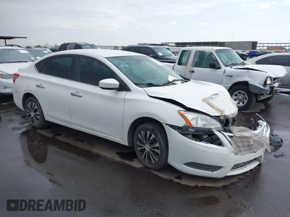 2014 Nissan Sentra S with VIN 3N1AB7AP7EL690393, listed as a IAAI auction lot 42193099 with 126,403 mi miles and . Bid and sale history available at DreamBid. Image 1.