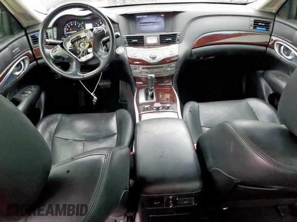 2013 Infiniti M37 with VIN JN1BY1AR8DM604403, listed as a Copart auction lot 55757025 with 122,523 mi miles and Clean Title. Bid and sale history available at carsss.com. Image 8.
