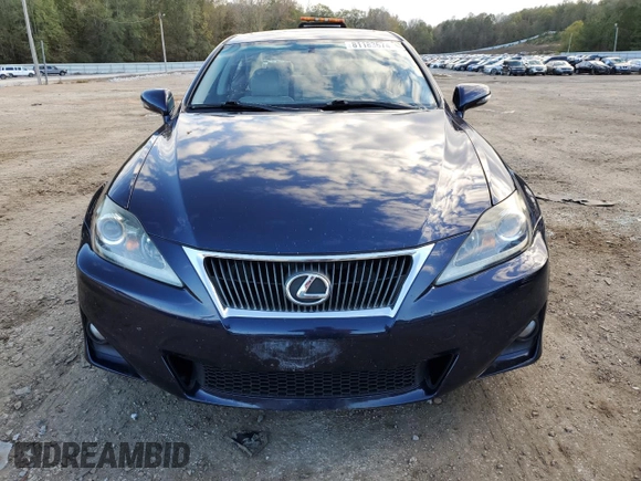 2013 Lexus IS 250 with VIN JTHBF5C25D5187793, listed as a Copart auction lot 81183674 with 123,316 mi miles and Salvage Title. Bid and sale history available at DreamBid. Image 5.
