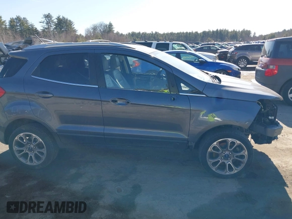 2019 Ford EcoSport Titanium with VIN MAJ6S3KL0KC296626, listed as a IAAI auction lot 41731669 with 126,883 mi miles and . Bid and sale history available at DreamBid. Image 13.