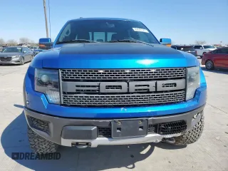 2014 Ford F-150 SVT Raptor with VIN 1FTFW1R62EFB99837, listed as a Copart auction lot 49648185 with 120,883 mi miles and Salvage Title. Bid and sale history available at carsss.com. Image 5.