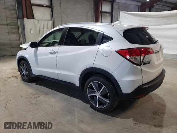 2022 Honda HR-V EX-L with VIN 3CZRU6H76NM736228, listed as a Copart auction lot 49910815 with 18,211 mi miles and Salvage Title. Bid and sale history available at carsss.com. Image 2.
