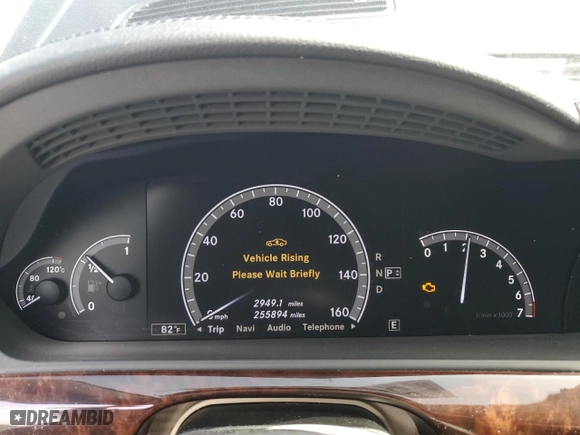 2011 Mercedes-Benz S-Class S 550 with VIN WDDNG8GB1BA387538, listed as a Copart auction lot 54218555 with 255,894 mi miles and Clean Title. Bid and sale history available at carsss.com. Image 9.