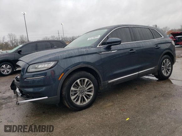 2021 Lincoln Nautilus Standard with VIN 2LMPJ6J96MBL02571, listed as a Copart auction lot 81578344 with 86,622 mi miles and Salvage title. Bid and sale history available at DreamBid. Image 1.